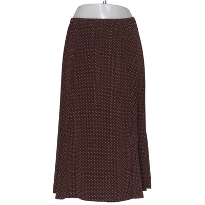 Jupe (Marron, Blanc) de Sonic Élasthane, Polyester