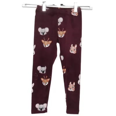Leggings (Lila, Flerfärgad) från Lindex Kids Elastan, Polyester