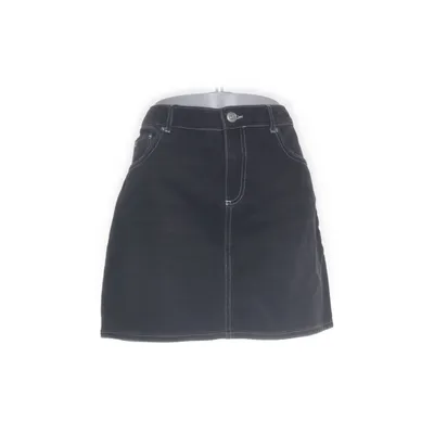 Denim skirt (Black) from Ganni