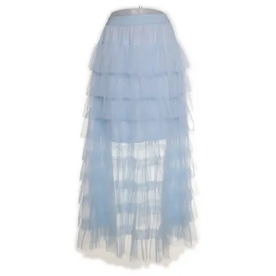 Tulle skirt (Blue) from A View Polyester