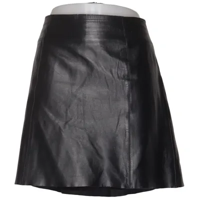 Läderkjol (Svart) från Selected Femme Skinn, Återvunnen polyester