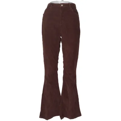 Pantalon en velours (Marron) de Topshop Coton, Élasthane