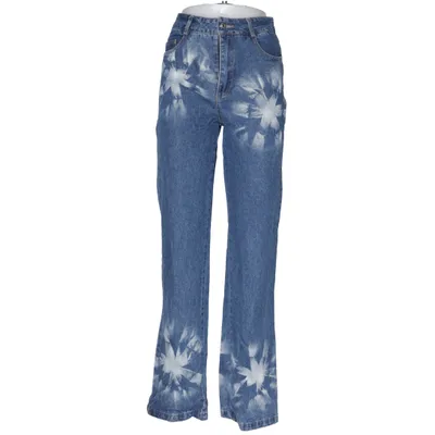 Spijkerbroek (Blauw, Wit) van Loavies Katoen
