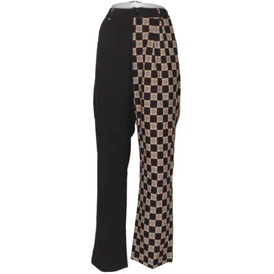 Broek (Zwart, Beige) van The Kript Katoen, Polyester