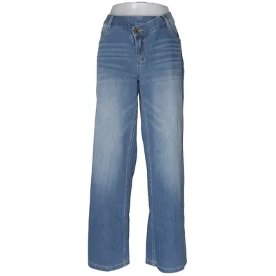 Jeans (Blå) fra Halara Bomuld, Elastan, Polyester
