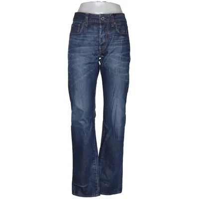 Jeans (3301 STRAIGHT) fra G-Star Bomuld, Læder, Polyester