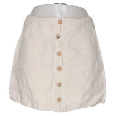 Nederdel (Beige) fra Mango Casual Linned