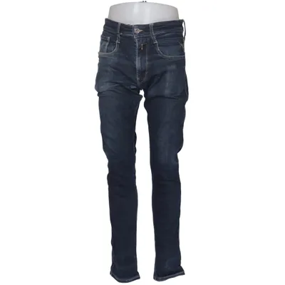 Spijkerbroek (Blauw) van Replay Katoen, Elastaan