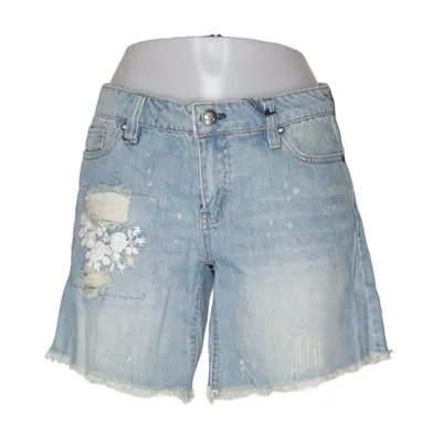 Denim shorts (Blauw) van Morgan de Toi Katoen, Polyester