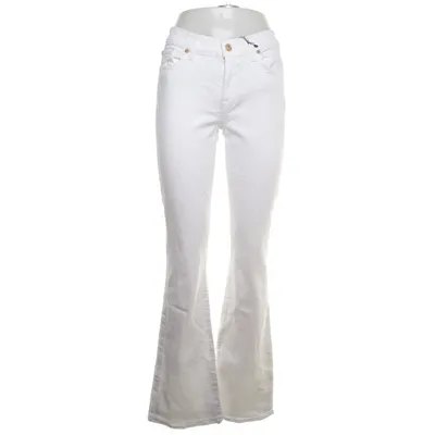 Jeans (Vit) från 7 for All Mankind Bomull, Lyocell, Elastan