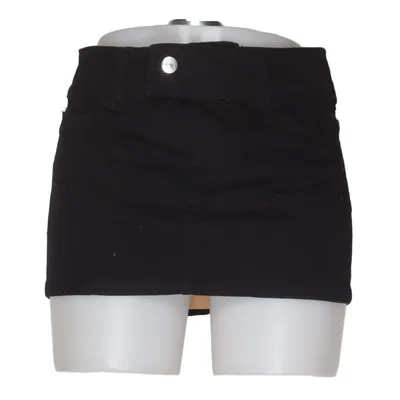 Jeansnederdel (Sort) fra Divided by H&M Bomuld, Elastan, Polyester