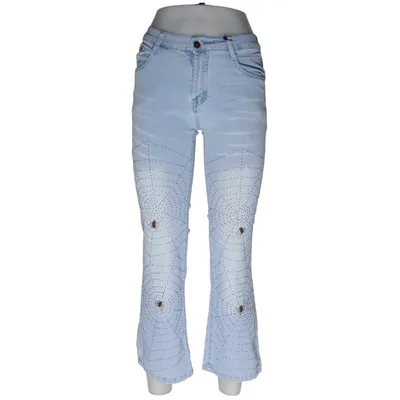 Jean (Bleu) de Just Woman Coton, Élasthane