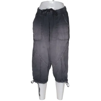Three-quarter pants (Gray) from Zizzi Cotton