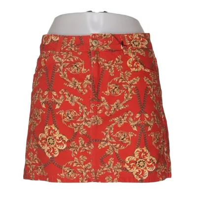 Jupe (Rouge, Multicolore) de Topshop Moto Coton