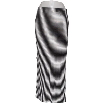Maxi rok (Zwart, Wit) van Factorie Katoen