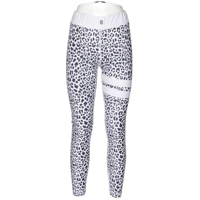 Træningsleggings (Sort, Hvid) fra Stronger Elastan, Polyester