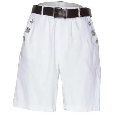 Shorts (White) from Doremi Cotton, Elastane