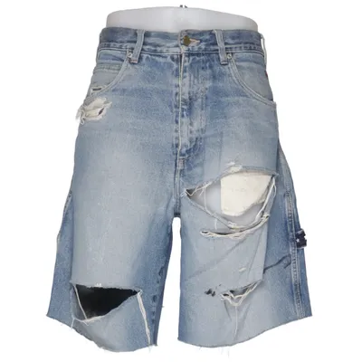 Short en jean (Bleu) de Phat Farm Coton