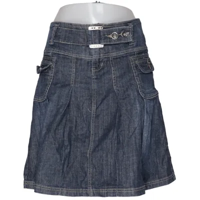 Jeansnederdel (Blå) fra Jeans Bomuld, Elastan