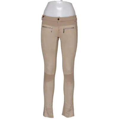 Pants (Beige) from Javier Simorra Elastane, Nylon, Viscose