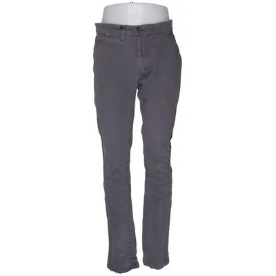 Chinos (Grå) från Dressmann Elastan, Ekologisk bomull, Polyester