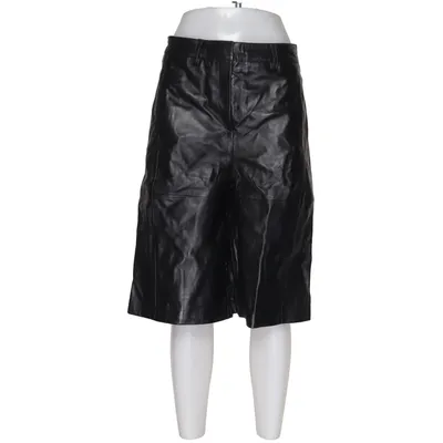 Leren broek (Zwart) van H&M Edition Leer, Viscose