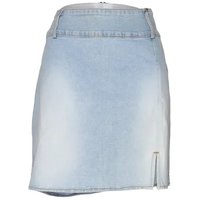 Spijkerrok (Blauw) van Twice Katoen, Elastaan