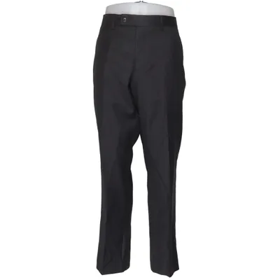 Pantalon de costume (Noir) de Dressmann Premium Collection Polyester, Laine