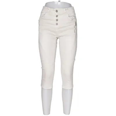 Pantacourt (Beige) de Karostar Coton, Élasthane