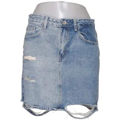 Jeansnederdel (Blå) fra Denim Jeans Bomuld