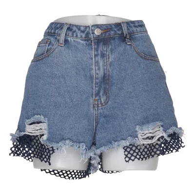 Denim shorts (Blauw, Zwart) van Soho