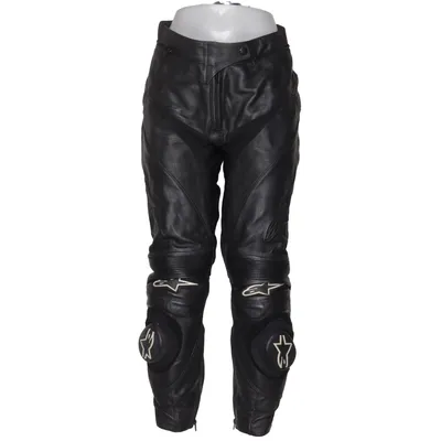 Motorcycle pants (Stella) from Alpinestars Elastane, Leather, Polyamide, Polyester