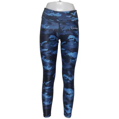 Sports tights (Blue, Black) from Winshape Elastane, Polyester