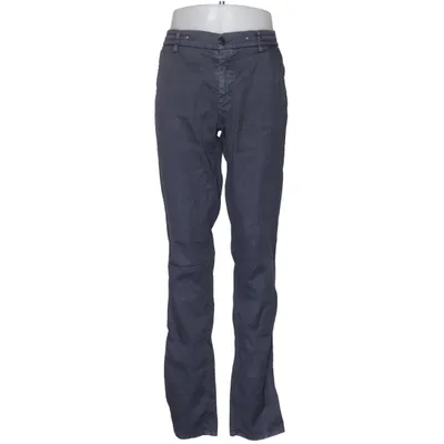 Chino (Bleu) de Mason's Coton, Élasthane, Lin