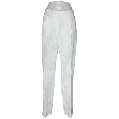 Byxor (Vit) från H&M Innovation Colour Story Acetat, Bomull, Linne
