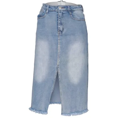 Jeanskjol (Blå) från Denim Stories Bomull, Elastan, Polyester