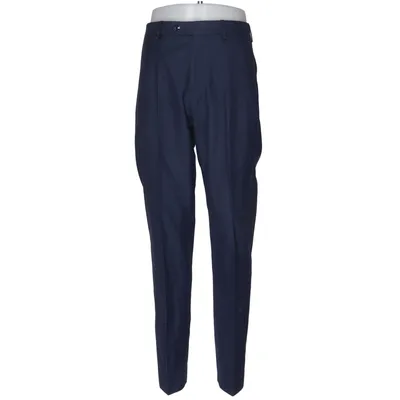 Kostuumbroek (Blauw) van Massimo Dutti Wol