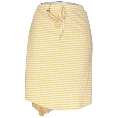 Skirt (Yellow, White) from Emery Rose Elastane, Polyester