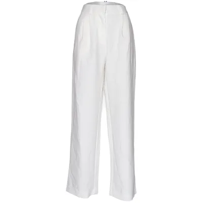 Kostuumbroek (High Waist Pleated Wide Leg Pants) van NA-KD Elastaan, Polyester, Viscose