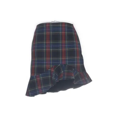 Kjol (Svart, Flerfärgad) från Zara Woman Elastan, Polyester, Viskos