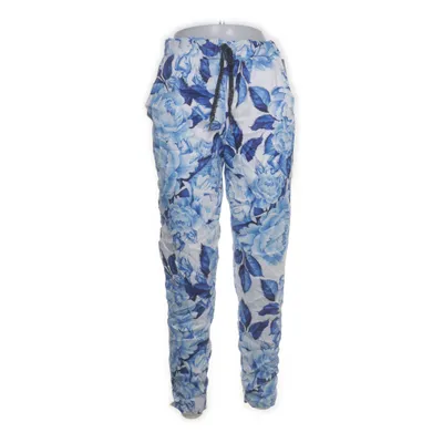 Broek (Blauw, Wit) van Fashion Elastaan, Polyester, Viscose