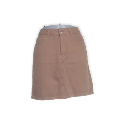 Jeanskjol (Beige) från New Look Denim Bomull, Polyester