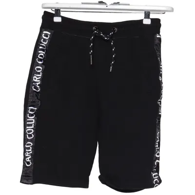 Short de jogging (Noir) de Carlo Colucci Coton