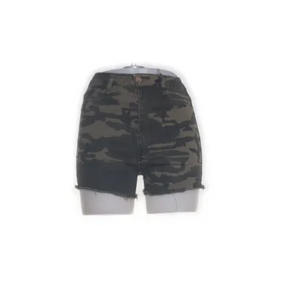 Jeansshorts (Grön, Flerfärgad) från Miss Anna Bomull, Elastan, Polyester