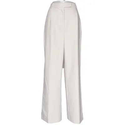 Palazzo broek (Beige) van Zara Elastaan, Polyester, Viscose
