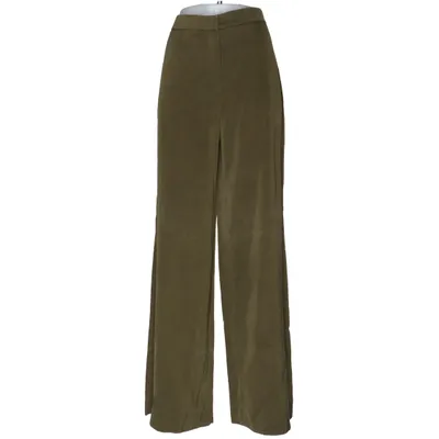 Pantalon patte d'éléphant (Vert) de MaxMara Studio Lyocell