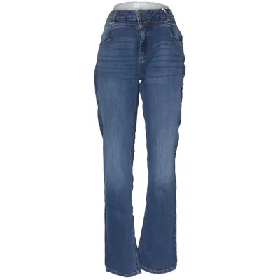 Jeans (Blå) fra Fransa Bomuld, Elastan