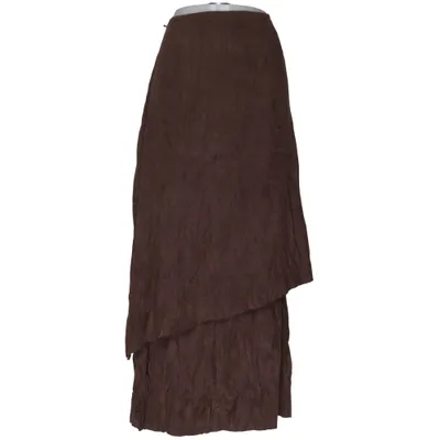 Maxi skirt (Brown) from Joy Polyester