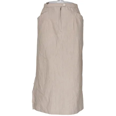 Skirt (Beige) from Birgitta Cotton, Polyester