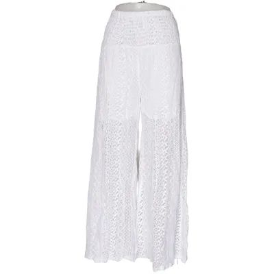Palazzo pants (White) Cotton